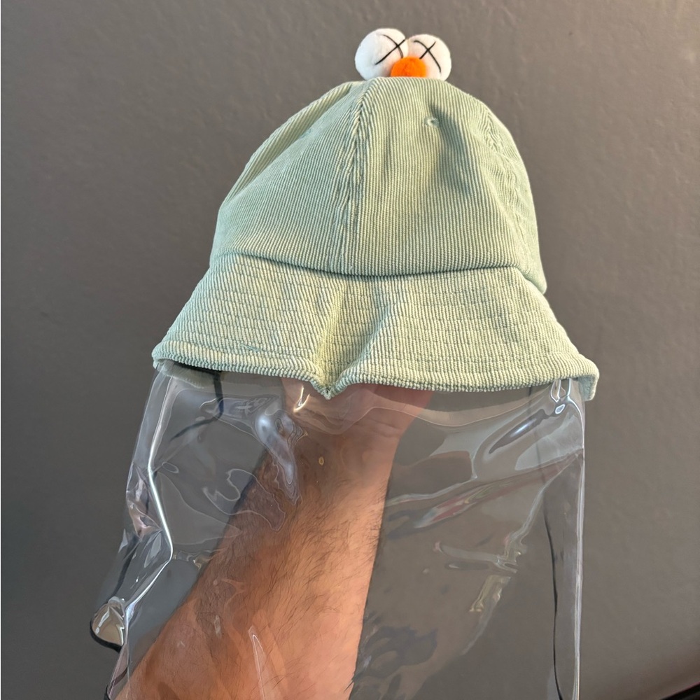 Kaws x uniqlo Corderoy bucket hat / mask limited edition one size